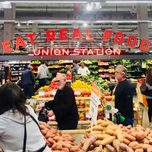 Produce Section at Whole Foods